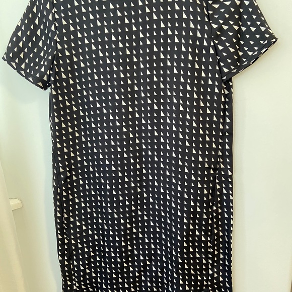 Theory Print Silk T-Shirt Dress - Picture 6 of 10